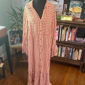 Primark Collared Long Sleeved Maxi Dress